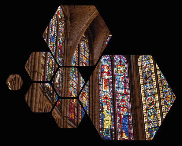 Imagen fundación farlecil, vidrieras catedral